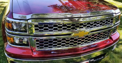 Chrome aeroskin hood protector - aeroskin,